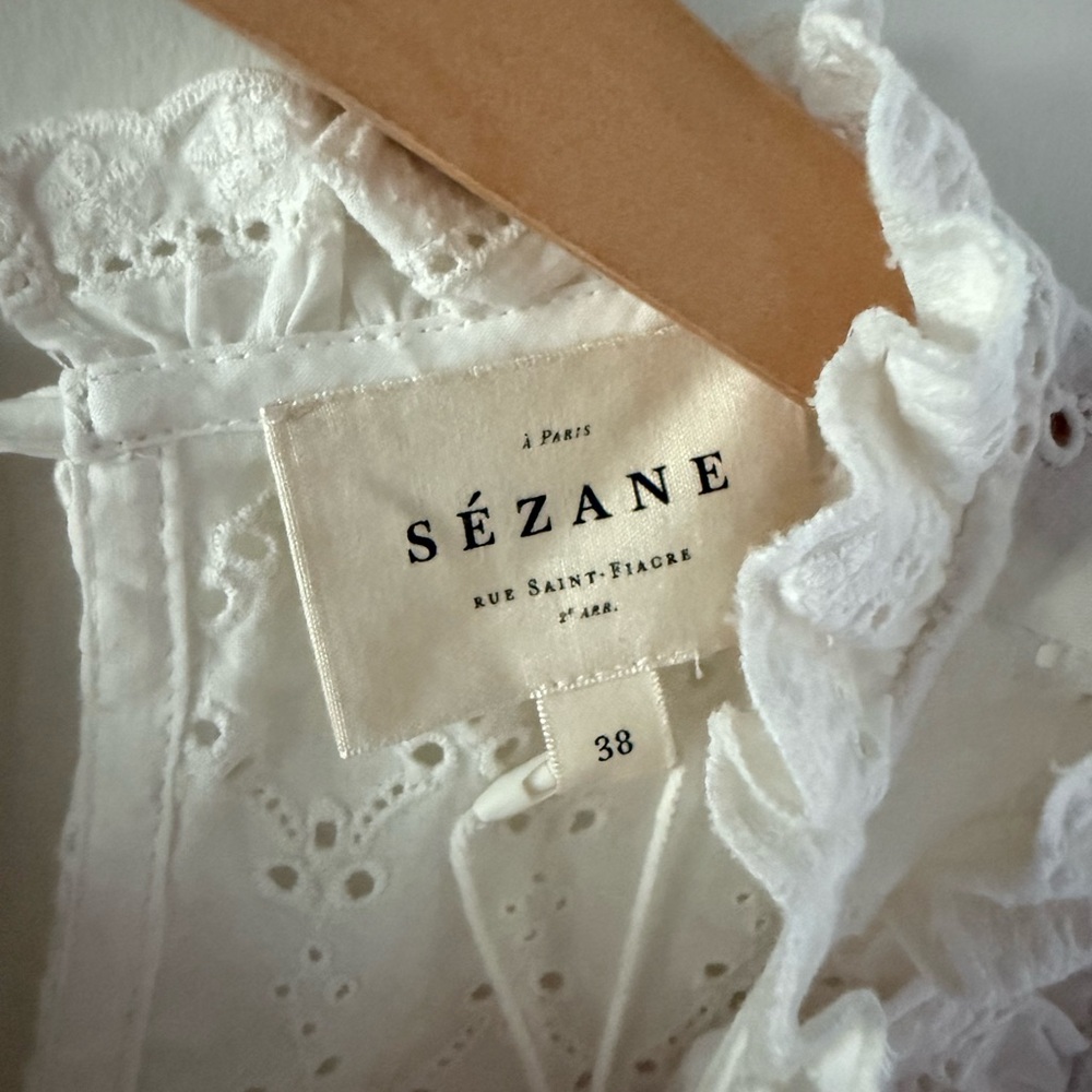 Sezane Thio Tie-back Blouse - Picture 5 of 8